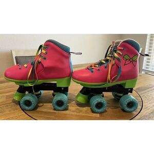 Circle Society Classic Adjustable JoJo Siwa Children's Roller Skates, 12-3US